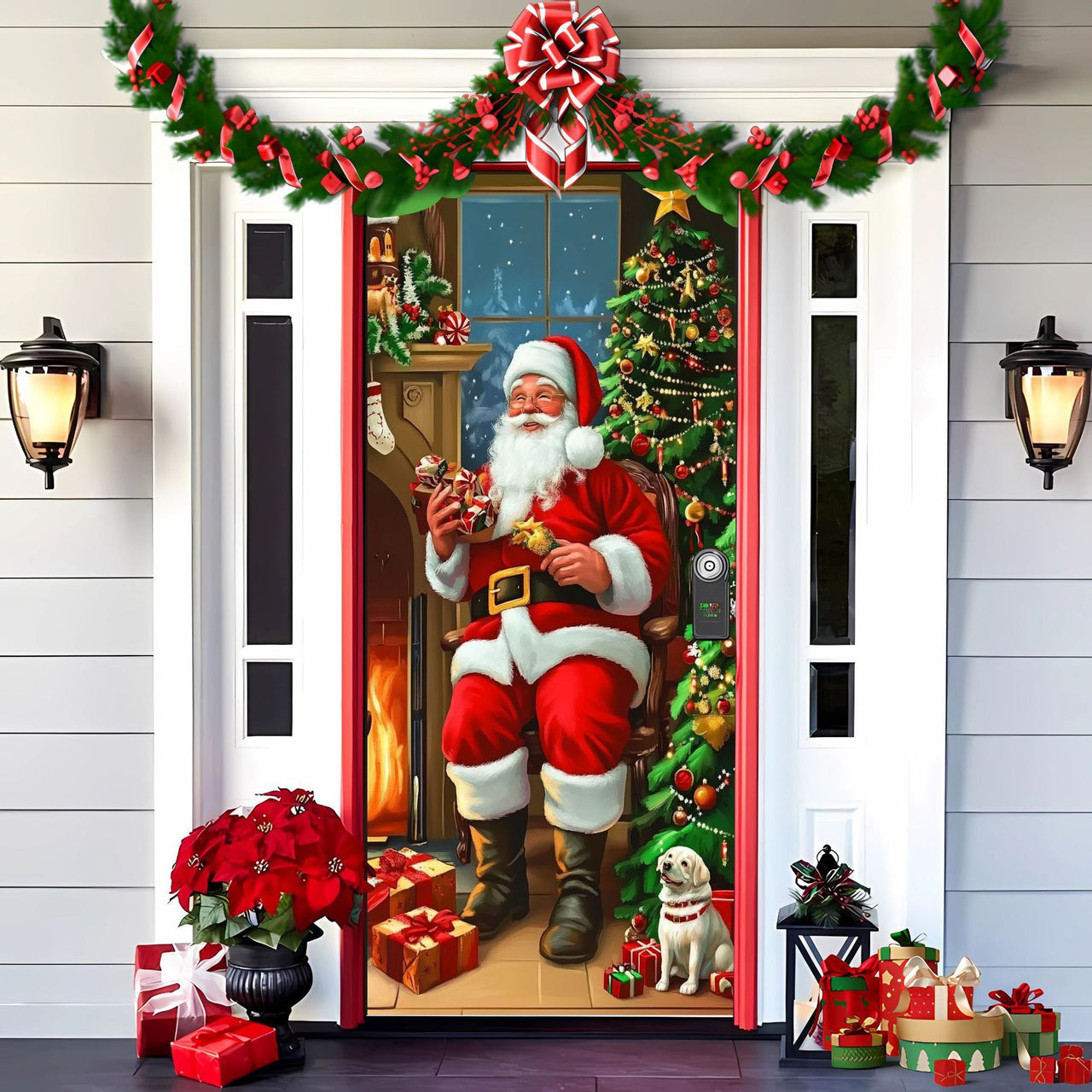Christmas Door & Wall Curtain