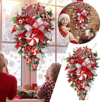 Thumbnail for Christmas Wreath Candy Garland (50–60cm Hanging Decoration)